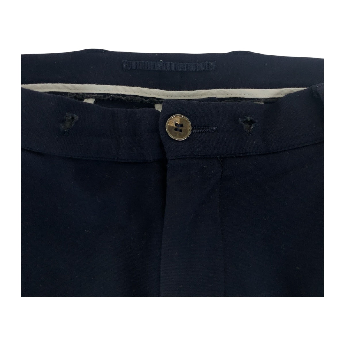 20377
BERNARDO GIUSTI ベルナルド ジュスティ サイズ48 ネイビー コットン パンツ スラックス ジャージー メンズ AB