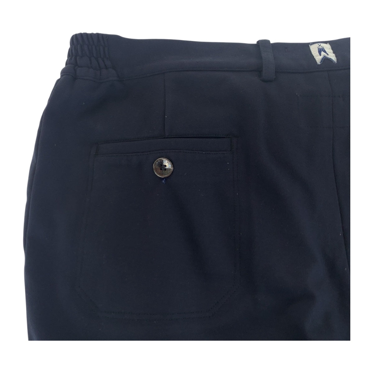 20377
BERNARDO GIUSTI ベルナルド ジュスティ サイズ48 ネイビー コットン パンツ スラックス ジャージー メンズ AB