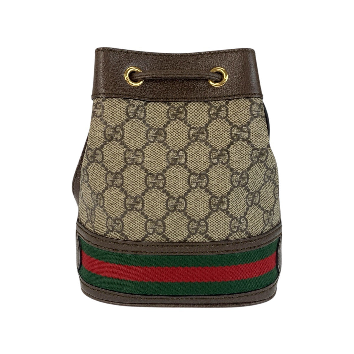 20380
GUCCI Ophidia Tassel Brown Gold Hardware GG Supreme Canvas / Leather 550620 Shoulder Bag Pochette Drawstring Women's ABP