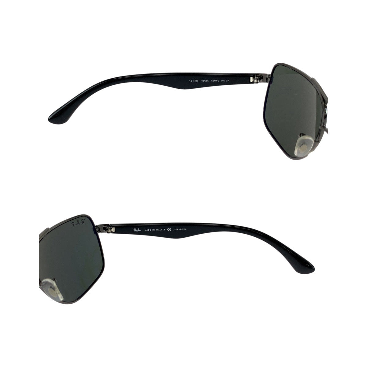 20383
Ray-Ban レイバン ブラック グリーン プラスチック RB3483 サングラス 男女兼用 スクエア メンズ A12