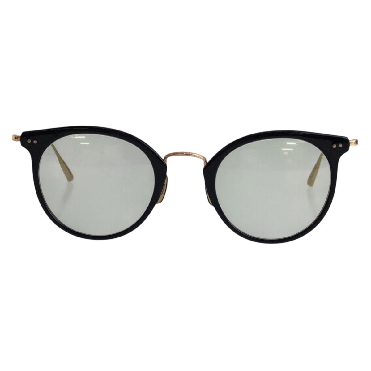 20386
OLIVER PEOPLES オリバーピープルズ ブラック 黒 ゴールド金具 メタル 49□23 145 サングラス 男女兼用 ウェリントン メンズ A12