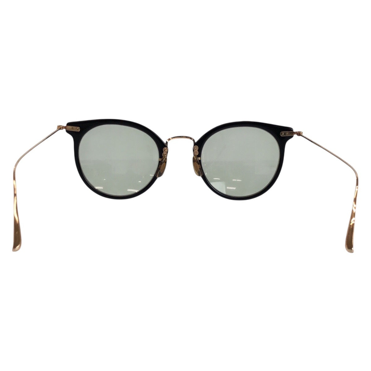 20386
OLIVER PEOPLES オリバーピープルズ ブラック 黒 ゴールド金具 メタル 49□23 145 サングラス 男女兼用 ウェリントン メンズ A12
