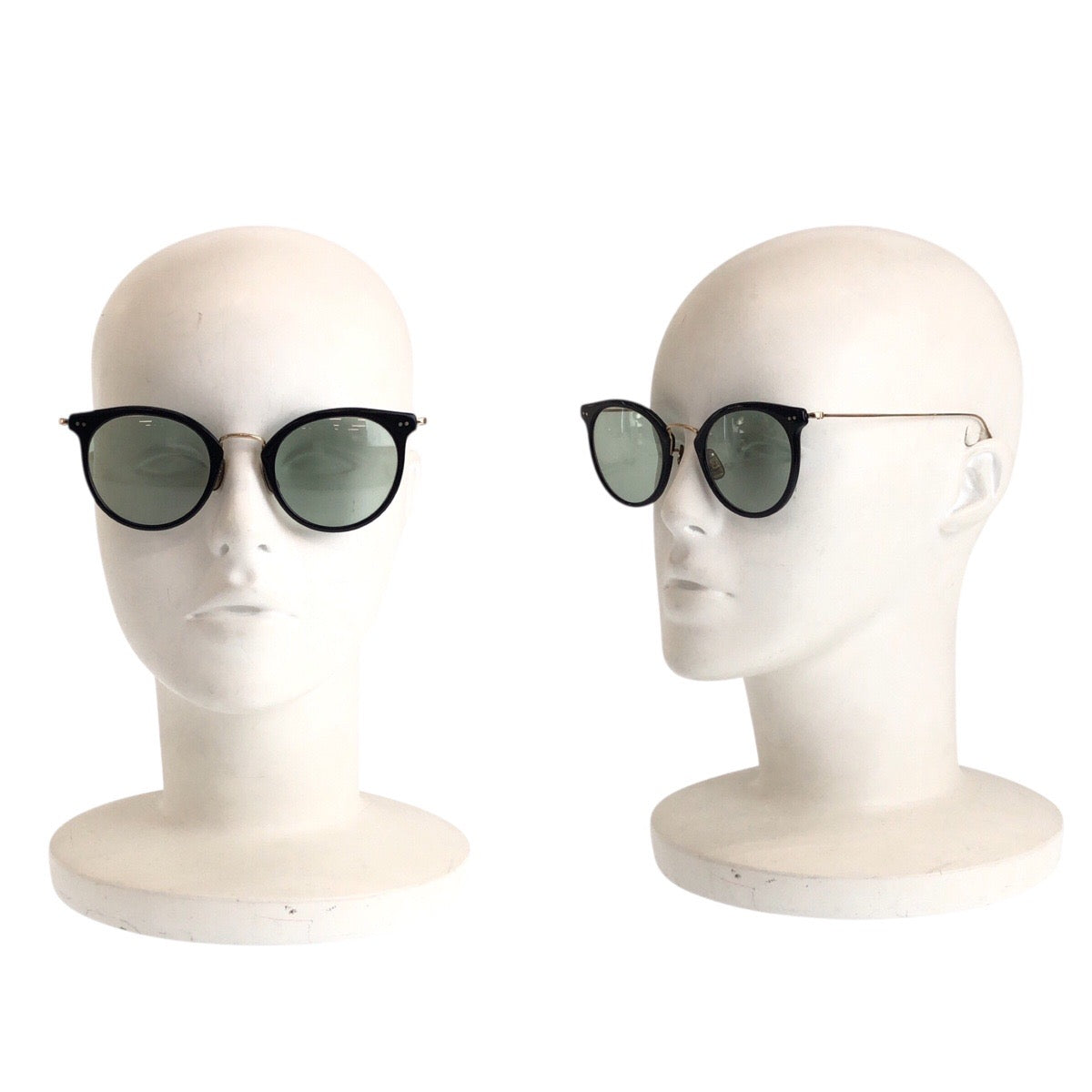 20386
OLIVER PEOPLES オリバーピープルズ ブラック 黒 ゴールド金具 メタル 49□23 145 サングラス 男女兼用 ウェリントン メンズ A12