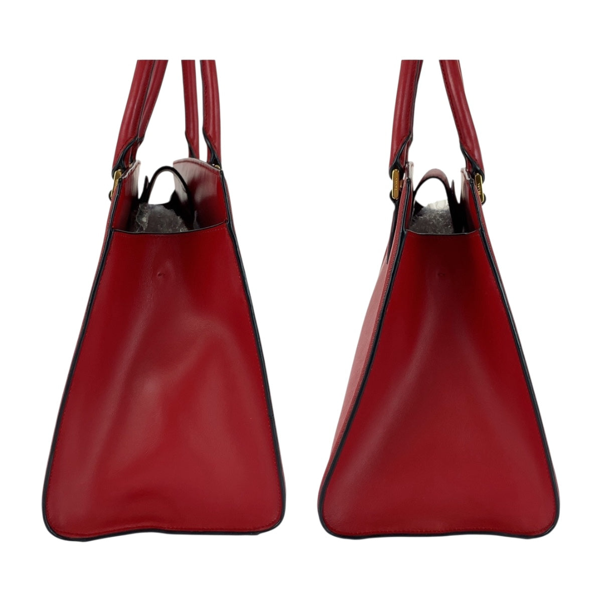 20387
PRADA プラダ サフィアーノ レッド ゴールド金具 レザー 1BA118 ハンドバッグ トートバッグ レディース A80