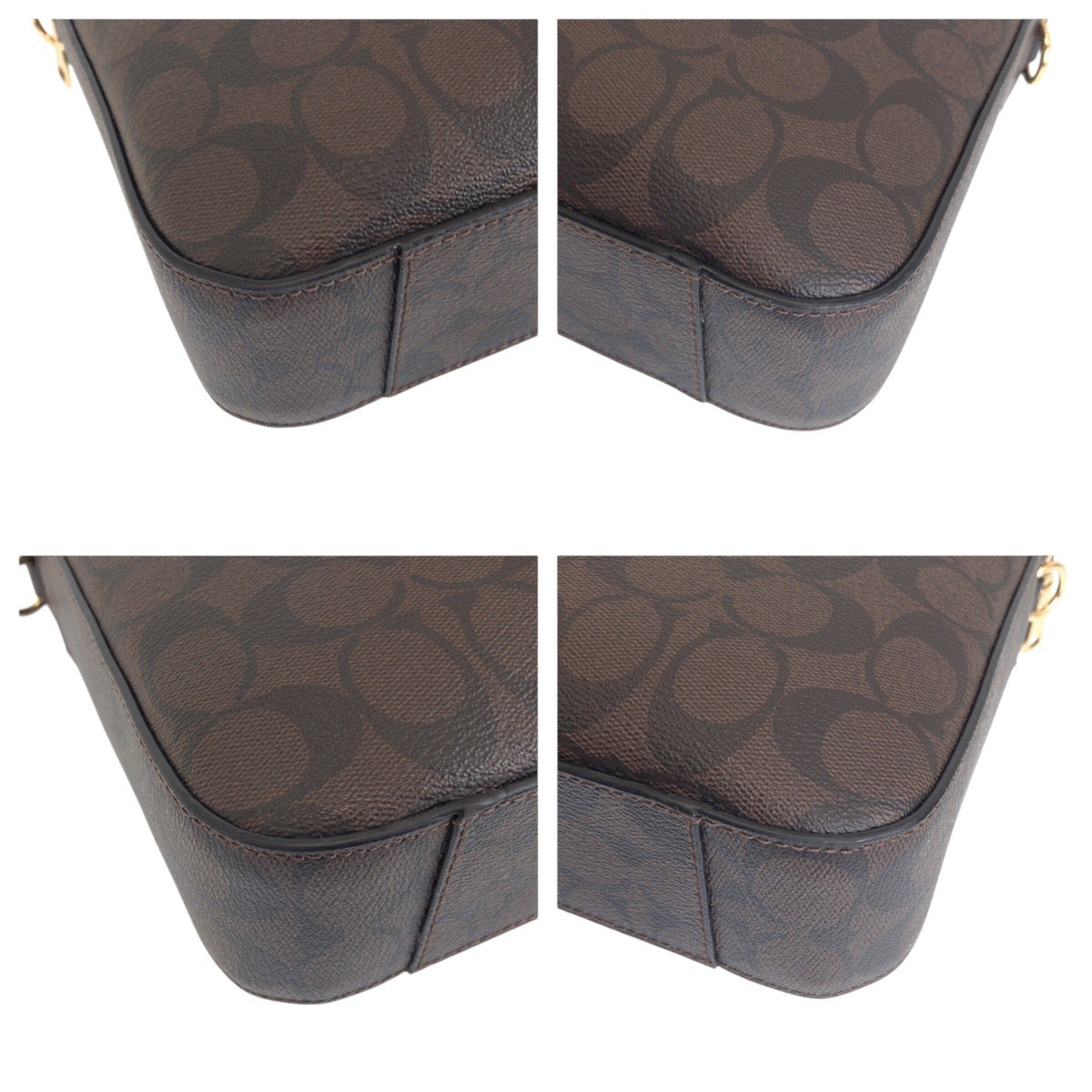 20389
COACH コーチ シグネチャー ブラウン ブラック ゴールド金具 レザー F39023 ビジネスバッグ ブリーフケース 男女兼用 レディース S24