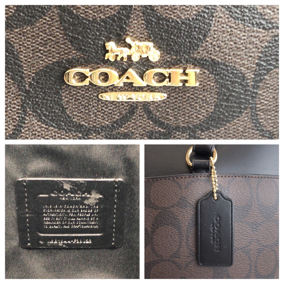 20389
COACH コーチ シグネチャー ブラウン ブラック ゴールド金具 レザー F39023 ビジネスバッグ ブリーフケース 男女兼用 レディース S24