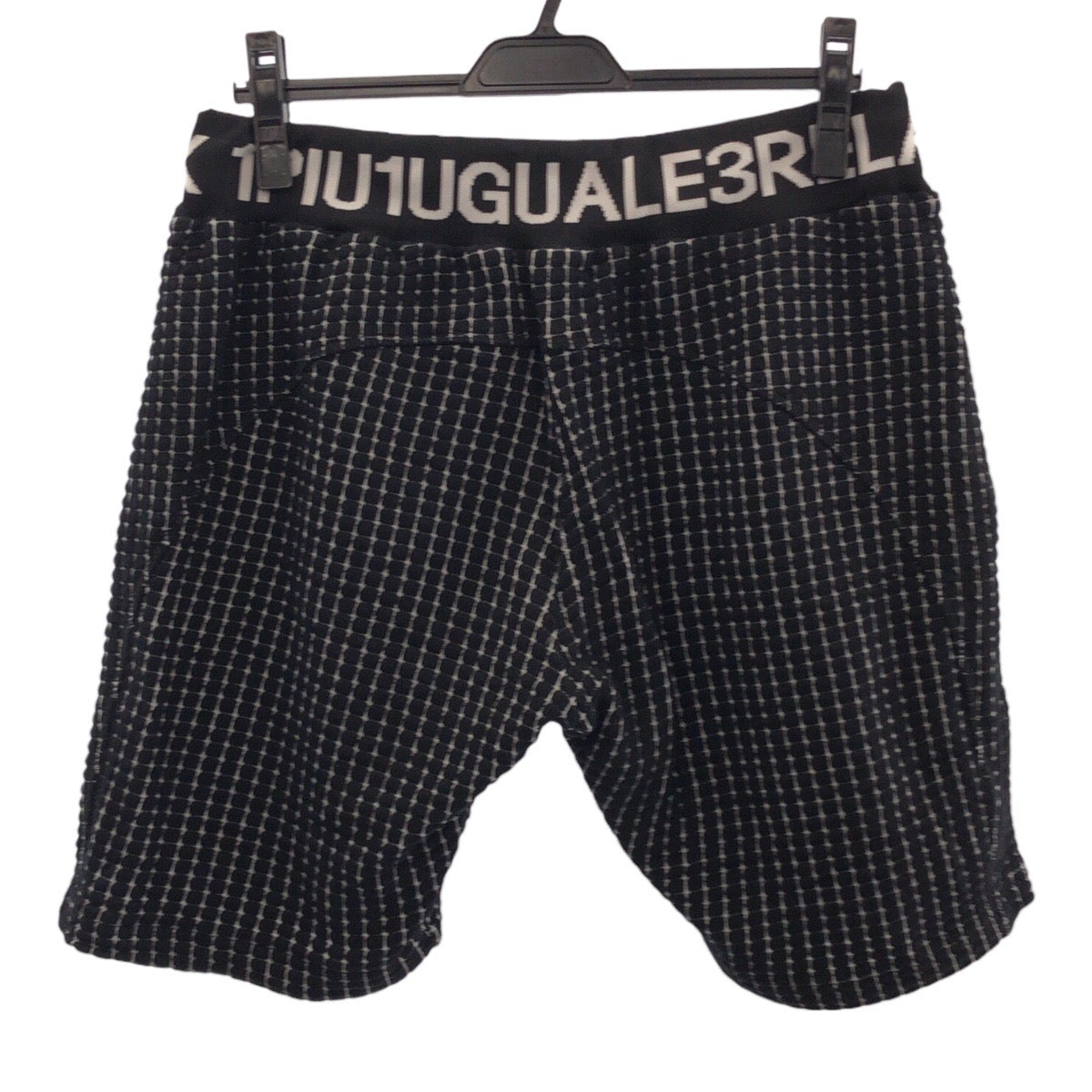 20393
1piu1uguale3 RELAX ウノピゥウノウグァーレトレ リラックス サイズXL ブラック ホワイト コットン / ポリエステル ショートパンツ ハーフパンツ メンズ ABP