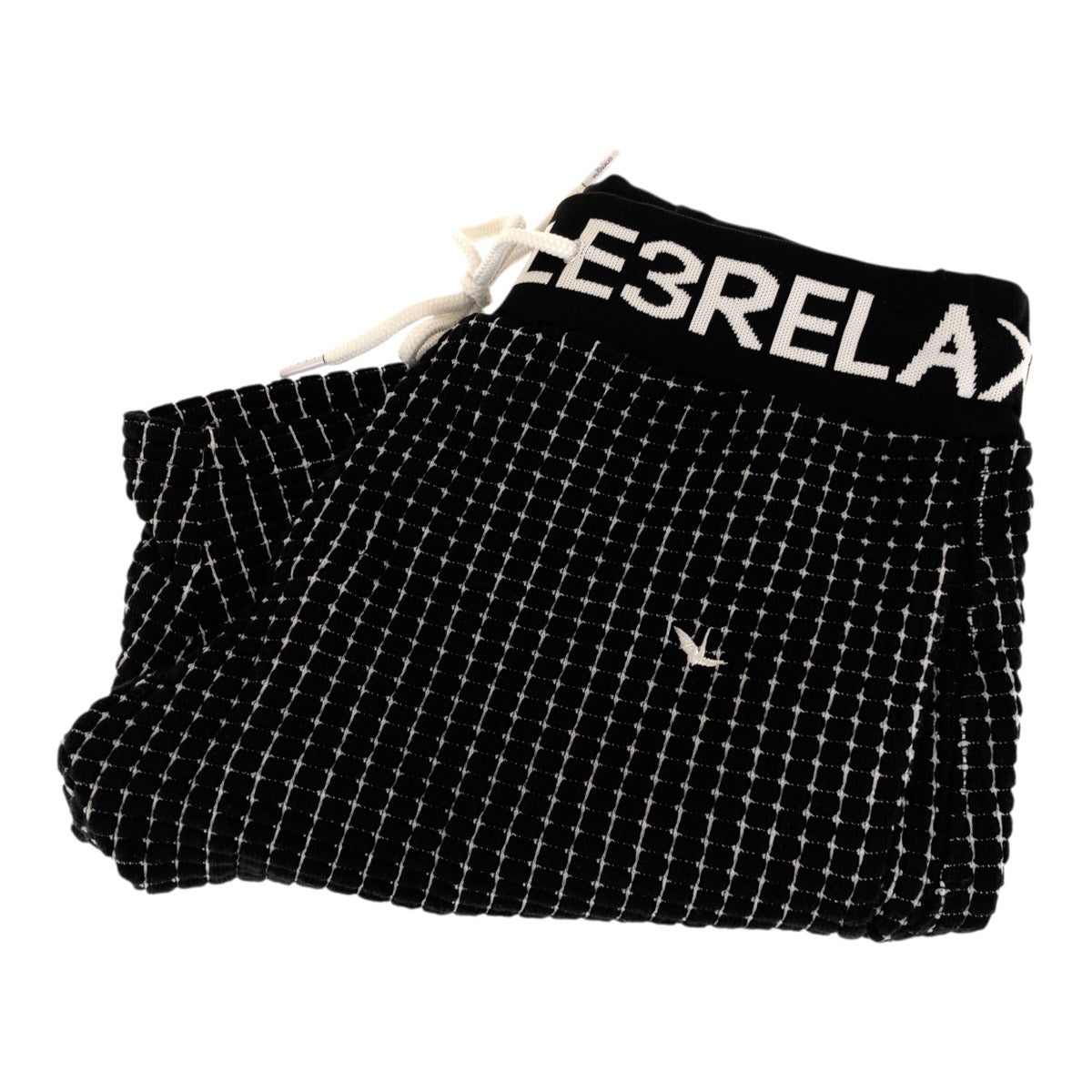 20393
1piu1uguale3 RELAX ウノピゥウノウグァーレトレ リラックス サイズXL ブラック ホワイト コットン / ポリエステル ショートパンツ ハーフパンツ メンズ ABP