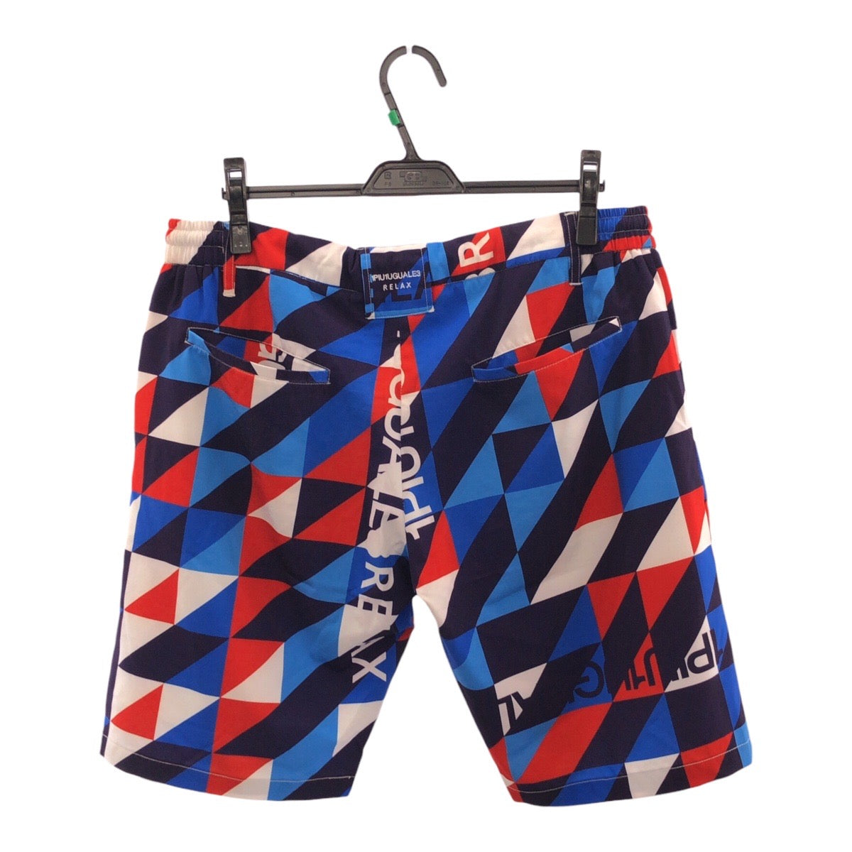 20395
1piu1uguale3 RELAX ウノピゥウノウグァーレトレ リラックス ゴルフ サイズXL ブルー レッド ホワイト ポリエステル ショートパンツ ハーフパンツ メンズ A