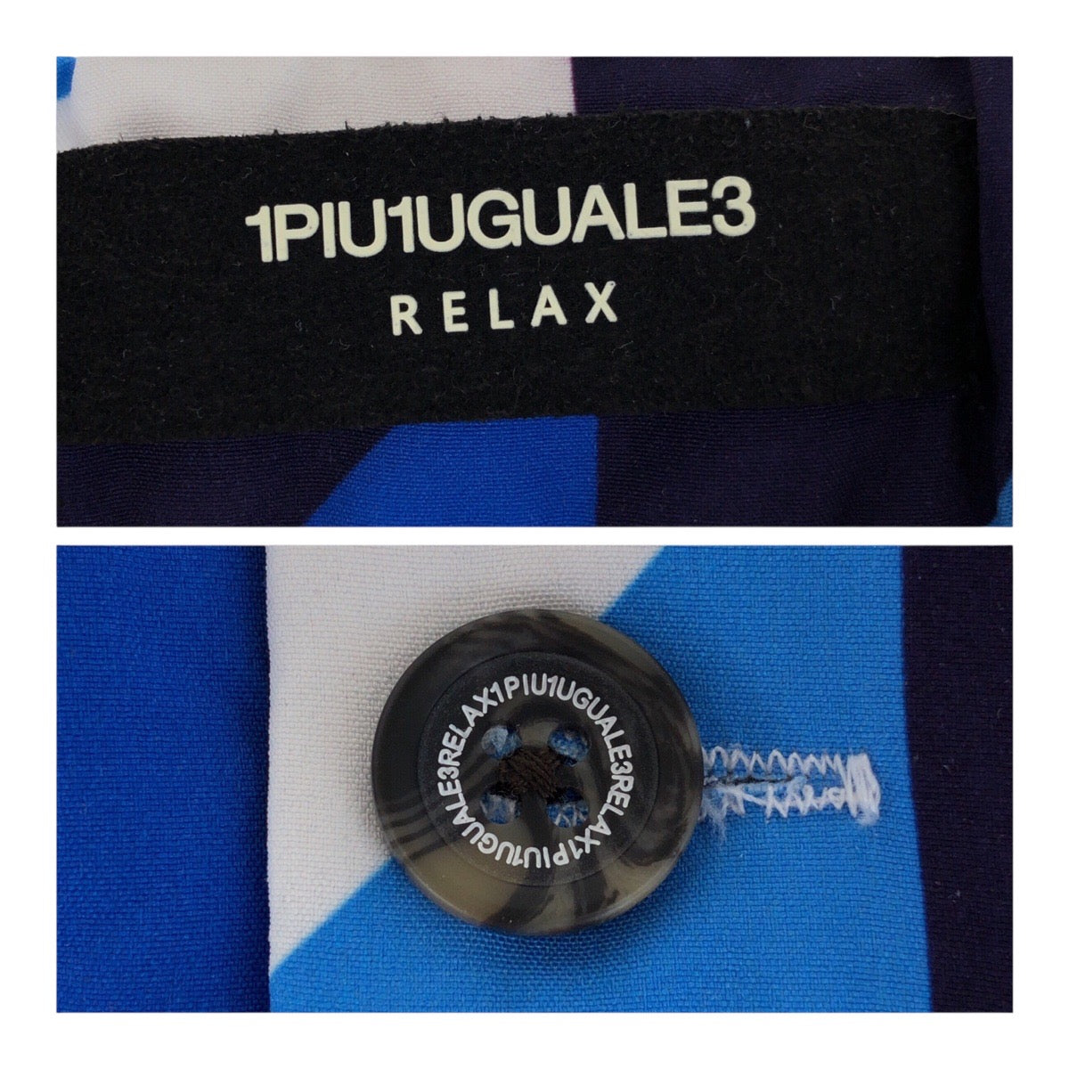 20395
1piu1uguale3 RELAX ウノピゥウノウグァーレトレ リラックス ゴルフ サイズXL ブルー レッド ホワイト ポリエステル ショートパンツ ハーフパンツ メンズ A