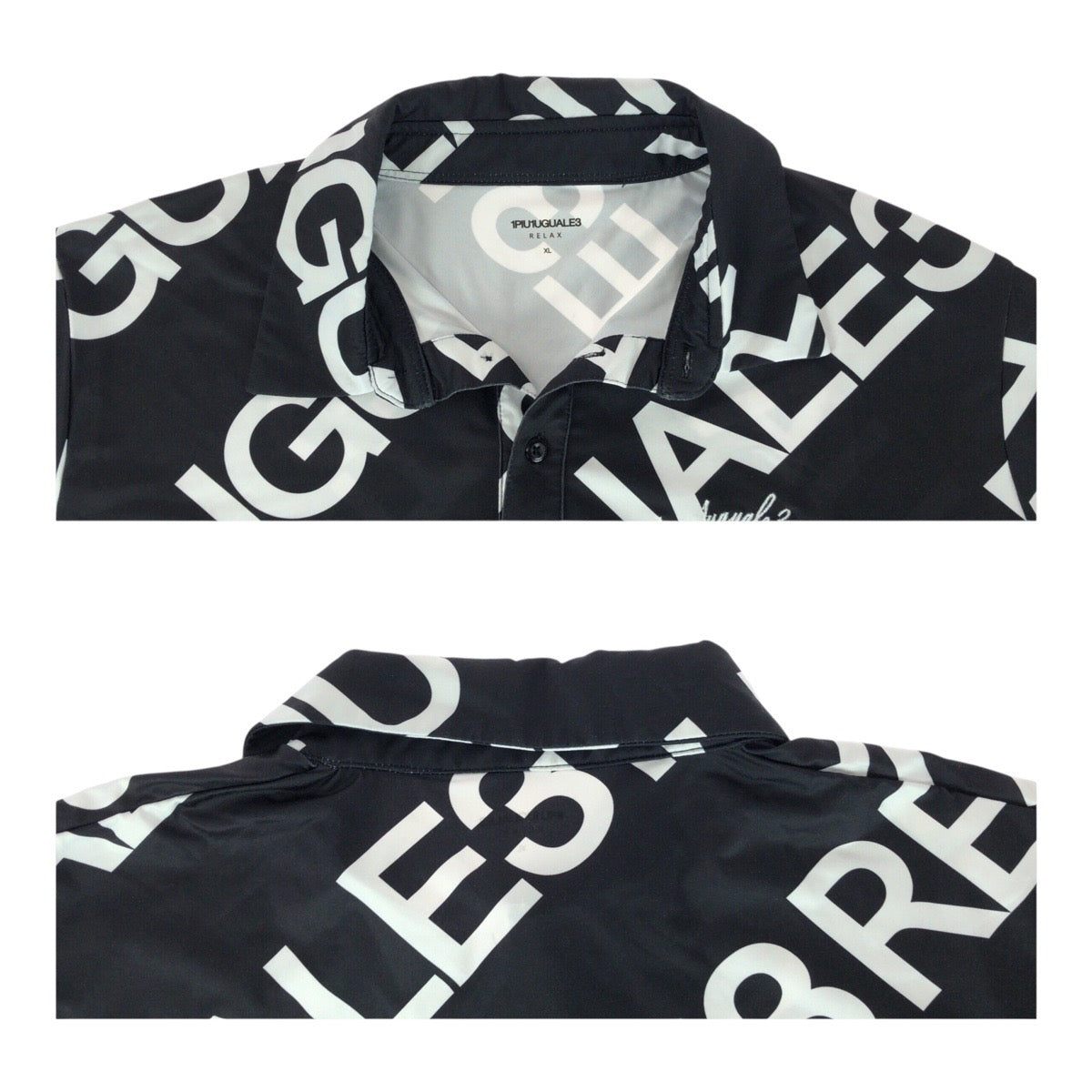 20396
1piu1uguale3 RELAX ウノピゥウノウグァーレトレ リラックス ゴルフ サイズXL ブラック ホワイト ポリエステル / ポリウレタン ポロシャツ 半袖シャツ メンズ ABP