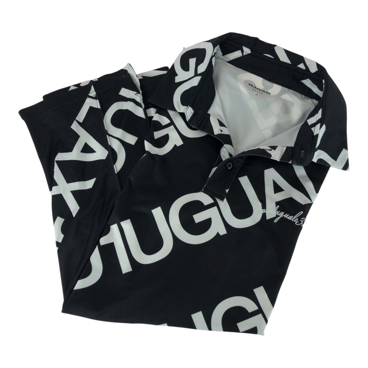 20396
1piu1uguale3 RELAX ウノピゥウノウグァーレトレ リラックス ゴルフ サイズXL ブラック ホワイト ポリエステル / ポリウレタン ポロシャツ 半袖シャツ メンズ ABP