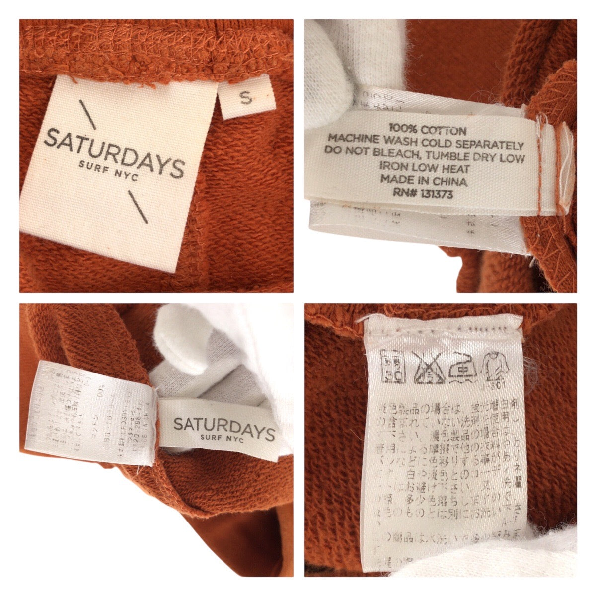 20398
SATURDAYS SURF NYC サタデーズサーフニューヨーク サイズXL オレンジ コットン ショートパンツ ハーフパンツ メンズ ABP