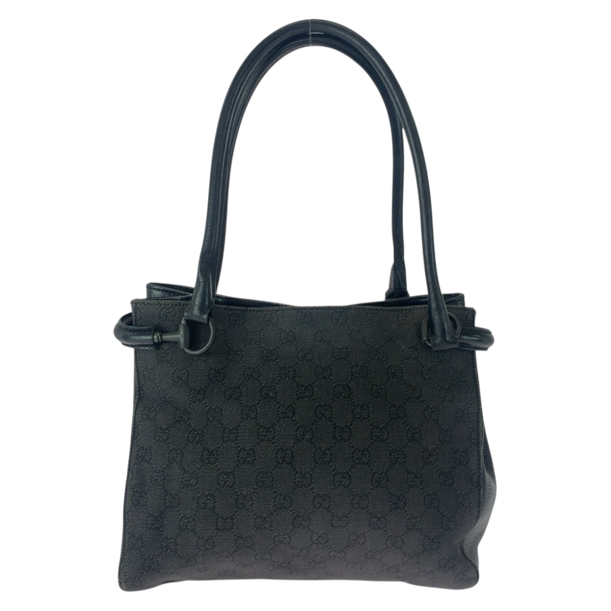 20401
GUCCI Black GG Canvas 101971 Tote Bag Shoulder Bag Ladies AB25
