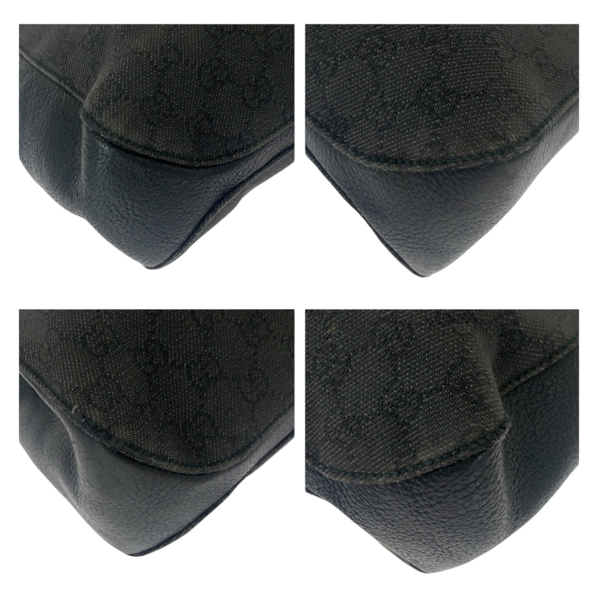 20401
GUCCI Black GG Canvas 101971 Tote Bag Shoulder Bag Ladies AB25