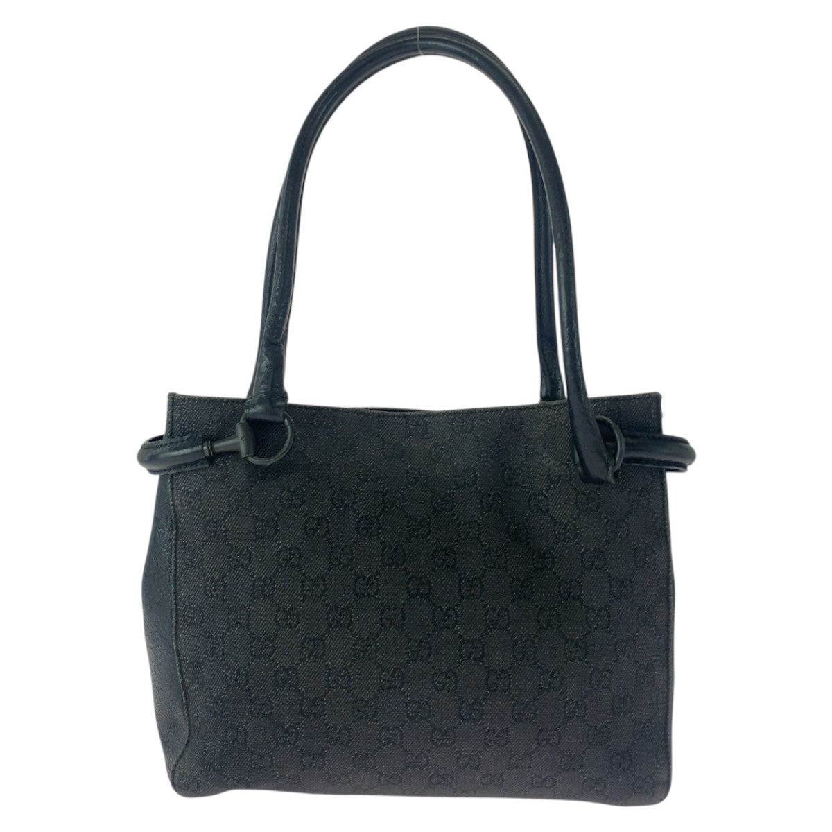 20401
GUCCI Black GG Canvas 101971 Tote Bag Shoulder Bag Ladies AB25