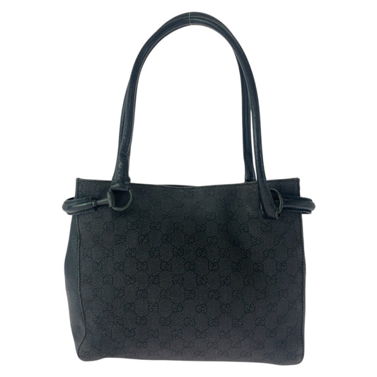 20401
GUCCI グッチ ブラック 黒 ブラック金具 GGキャンバス 101971 トートバッグ ショルダーバッグ レディース AB25