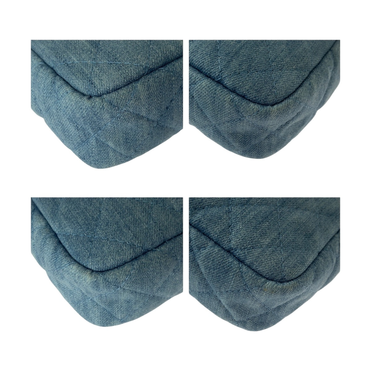 20406
CHANEL シャネル 2.55 キルティング ブルー ゴールド金具 デニム ショルダーバッグ ポシェット レディース A300