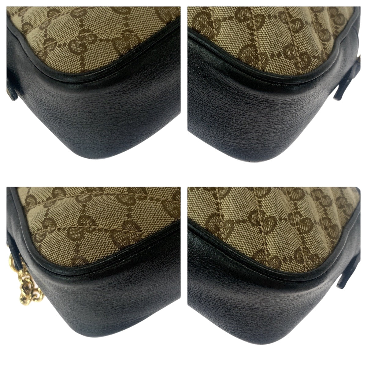20408
GUCCI GG Marmont Quilted Beige Brown Gold Hardware GG Canvas 447632 Shoulder Bag Ladies ABP85