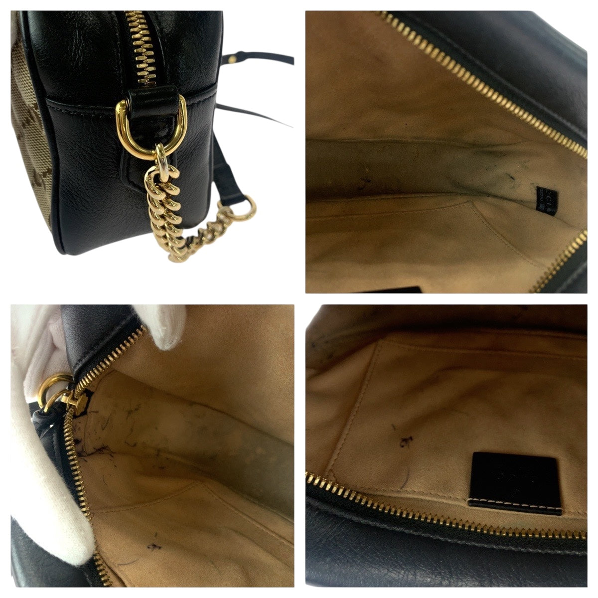 20408
GUCCI GG Marmont Quilted Beige Brown Gold Hardware GG Canvas 447632 Shoulder Bag Ladies ABP85
