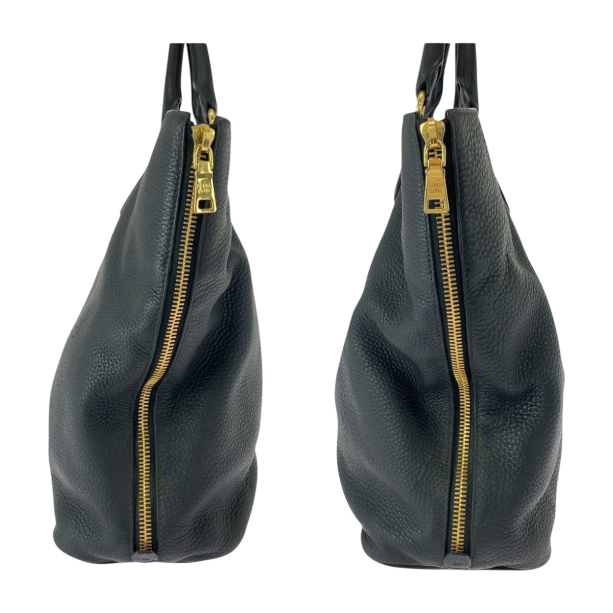 20413
PRADA プラダ ヴィッテロダイノ ブラック 黒 ゴールド金具 レザー BN2419 トートバッグ ハンドバッグ レディース AB68