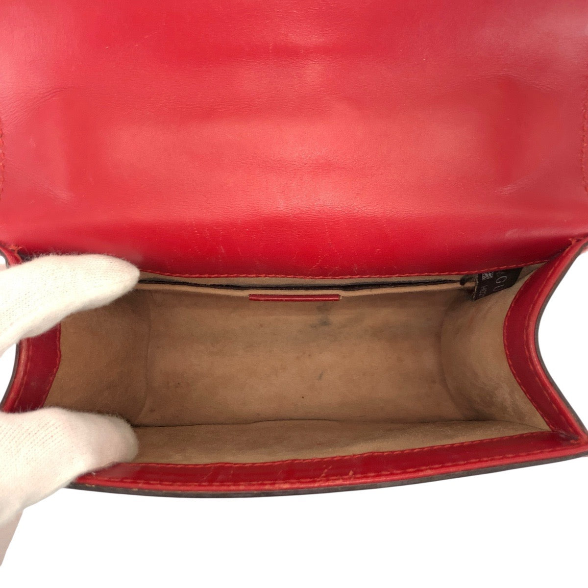 20415
GUCCI グッチ シルヴィ レッド ゴールド金具 レザー 431666 ショルダーバッグ チェーンショルダーバッグ レディース AB50