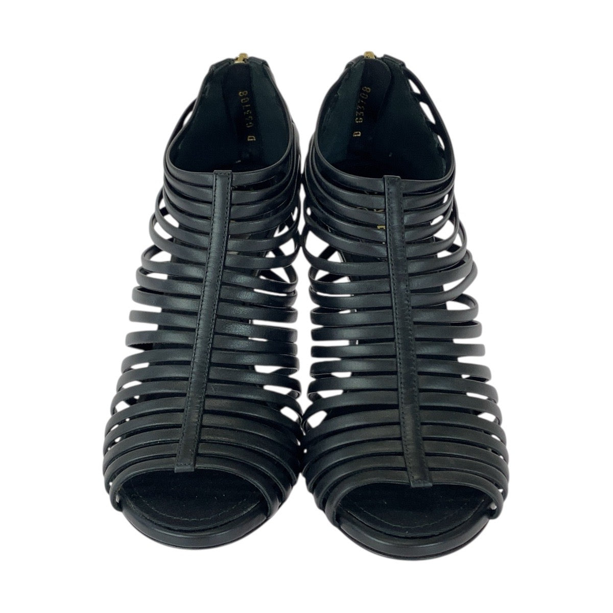 20419
CHANEL シャネル ココマーク サイズ36C ブラック 黒 ゴールド金具 レザー G33708 パンプス ハイヒール レディース SA68