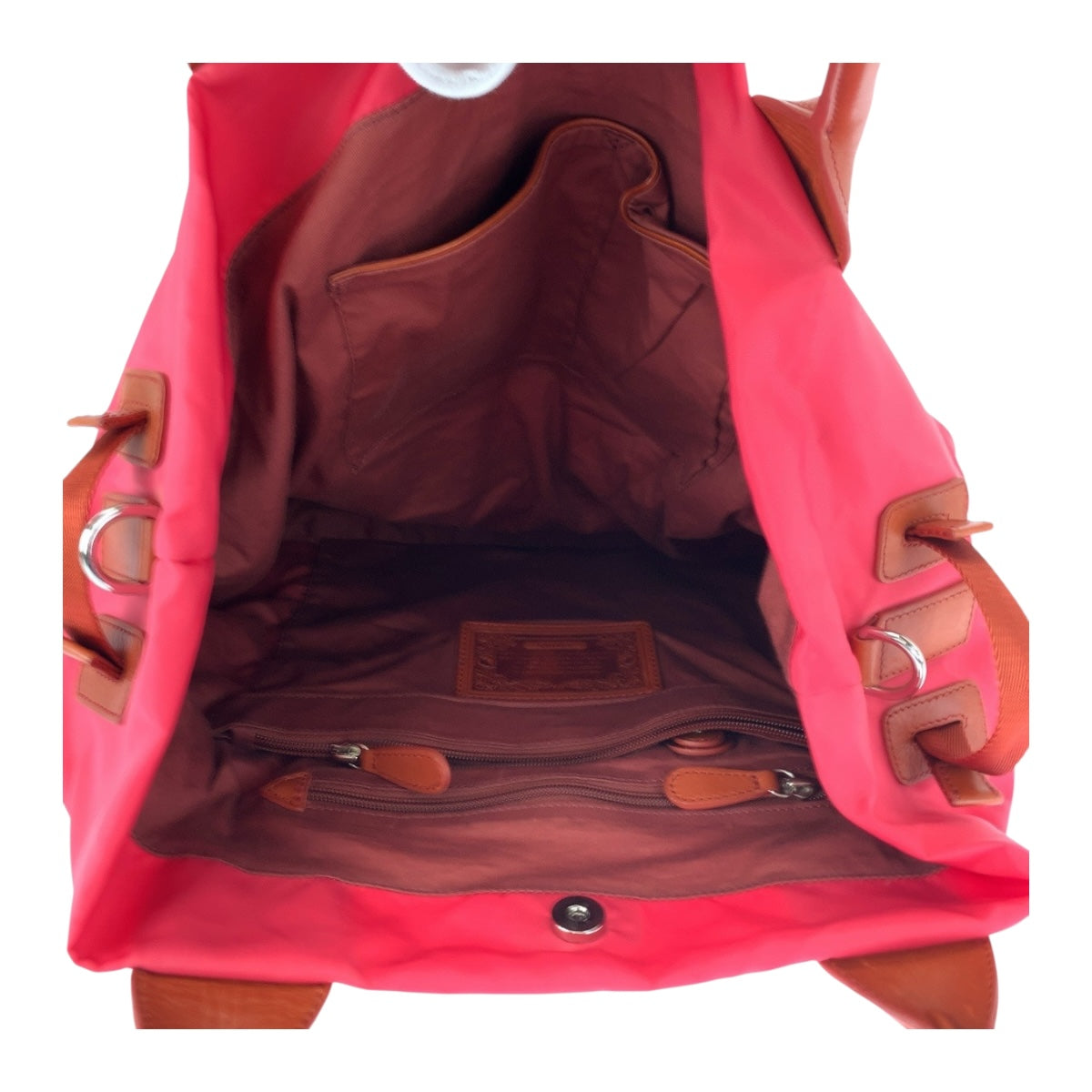 20422
HUNTING WORLD ハンティングワールド ピンク シルバー金具 ナイロン トートバッグ ショルダーバッグ レディース AB5