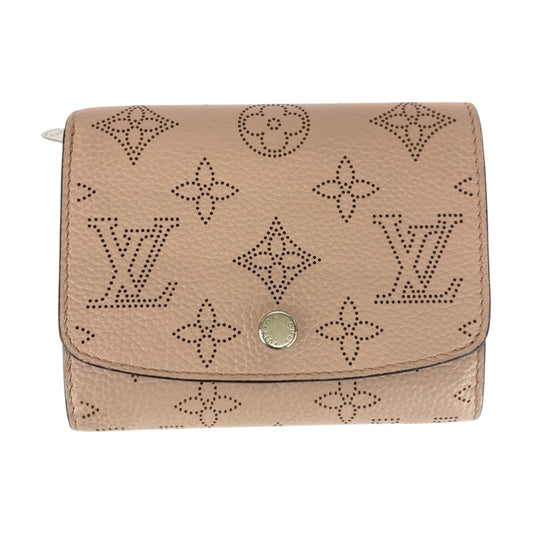 20424
LOUIS VUITTON ルイヴィトン モノグラム マヒナ ポルトフォイユ イリス マグノリア シルバー金具 レザー M62541 折財布 コンパクトウォレット レディース ABP38