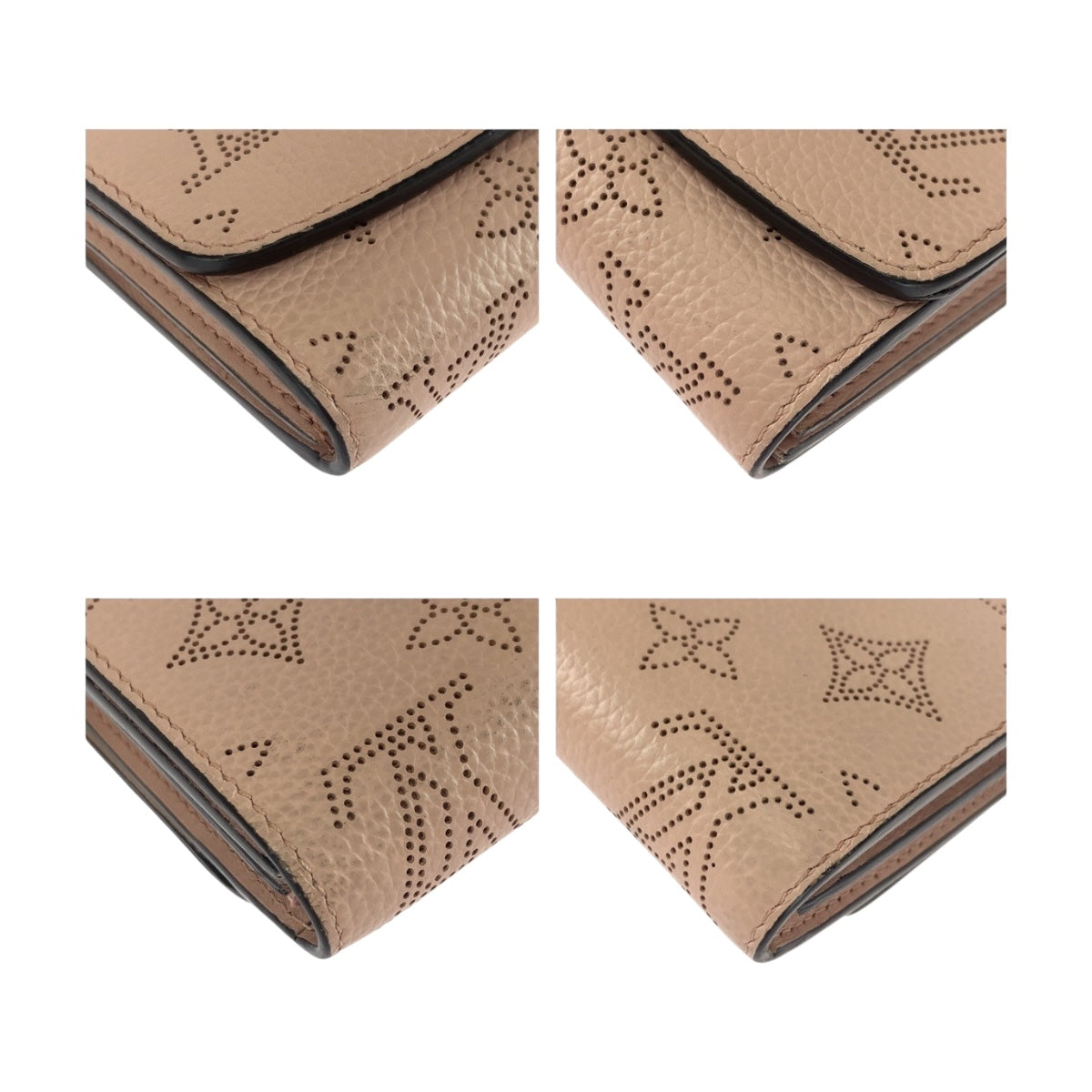 20424
LOUIS VUITTON ルイヴィトン モノグラム マヒナ ポルトフォイユ イリス マグノリア シルバー金具 レザー M62541 折財布 コンパクトウォレット レディース ABP38