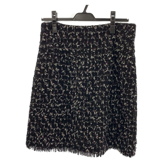 20427
CHANEL シャネル ツイード ココマーク サイズ38 ブラック 黒 ピンク ブラック金具 ウール P29310V19329 スカート レディース A60