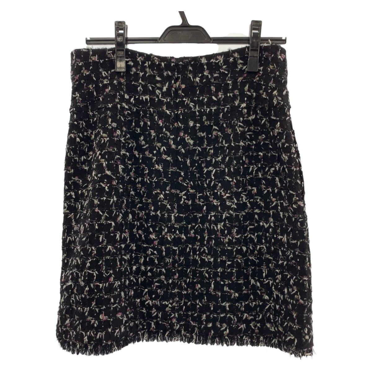 20427
CHANEL シャネル ツイード ココマーク サイズ38 ブラック 黒 ピンク ブラック金具 ウール P29310V19329 スカート レディース A60