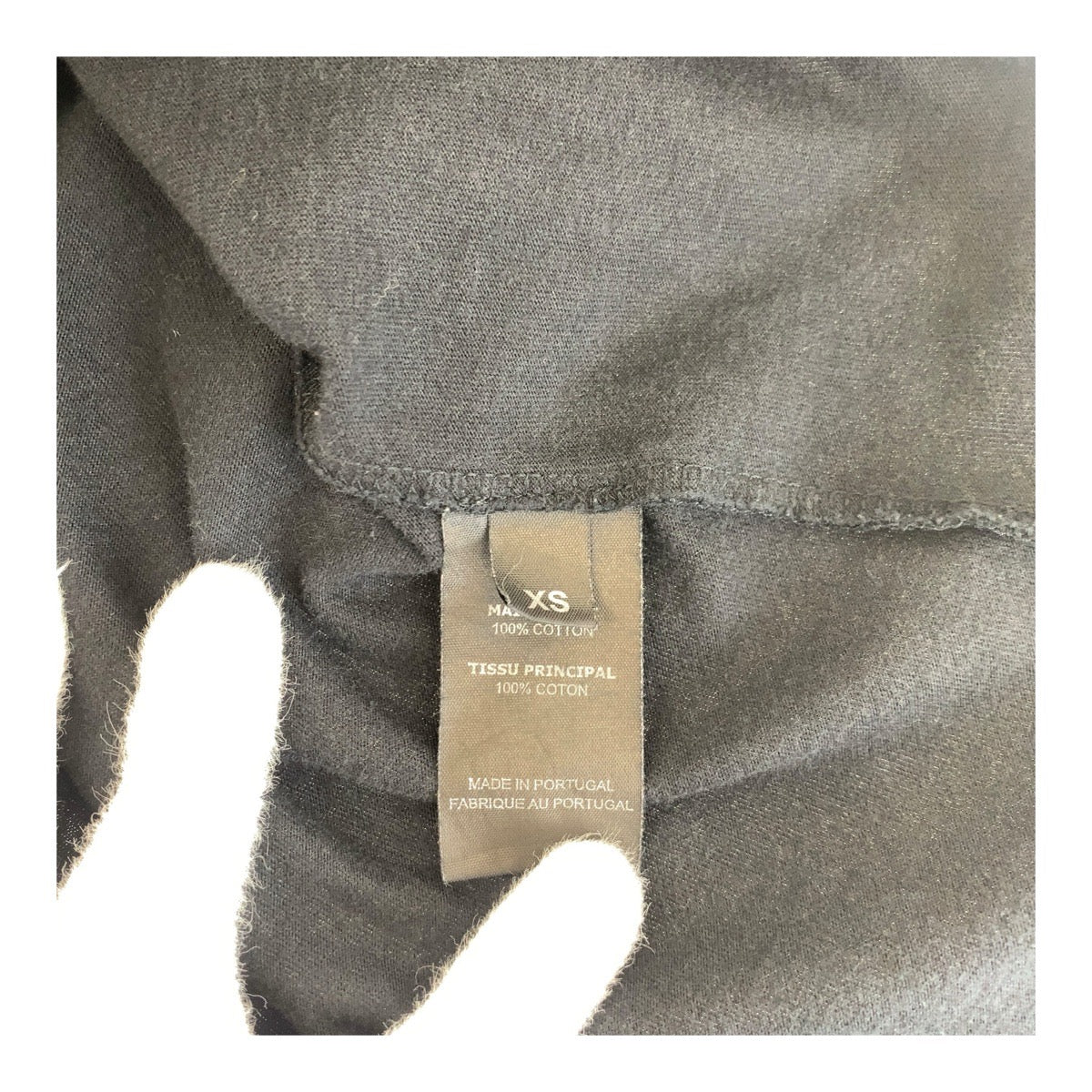20432
VETEMENTS ヴェトモン ラムシュタイン サイズXS ブラック 黒 グレー コットン MAH18TR27 半袖Ｔシャツ メンズ AB70