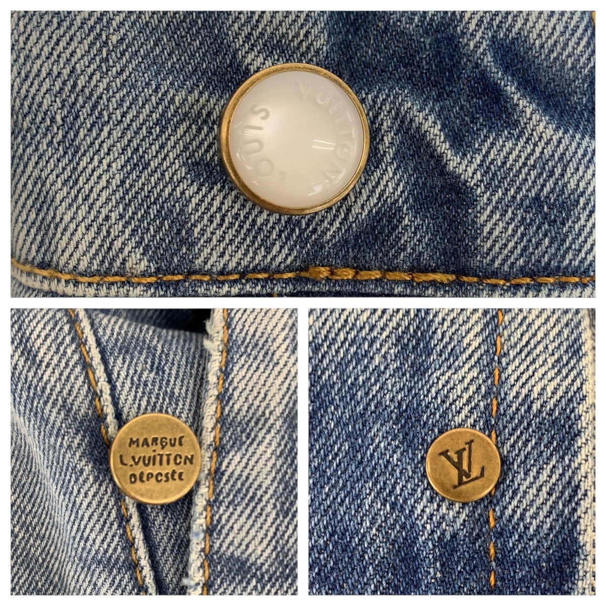 20434
LOUIS VUITTON ルイヴィトン サイズ30 ブルー デニム デニムパンツ メンズ AB110