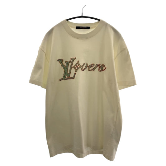 20435
LOUIS VUITTON ルイヴィトン エンブロイダード サイズS ホワイト マルチカラー コットン RM242MM NPL HRY29W 半袖Tシャツ クルーネック メンズ A84