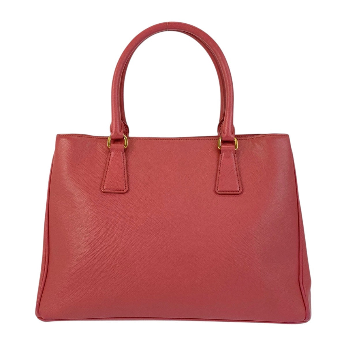 20446
PRADA プラダ サフィアーノ 三角ロゴプレート ピンク ゴールド金具 レザー ハンドバッグ トートバッグ ショルダーバッグ 2way レディース AB48