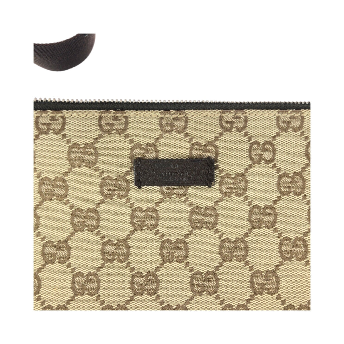 20449
GUCCI Beige Brown Silver Hardware GG Canvas / Leather 114273 Shoulder Bag Ladies ABP35