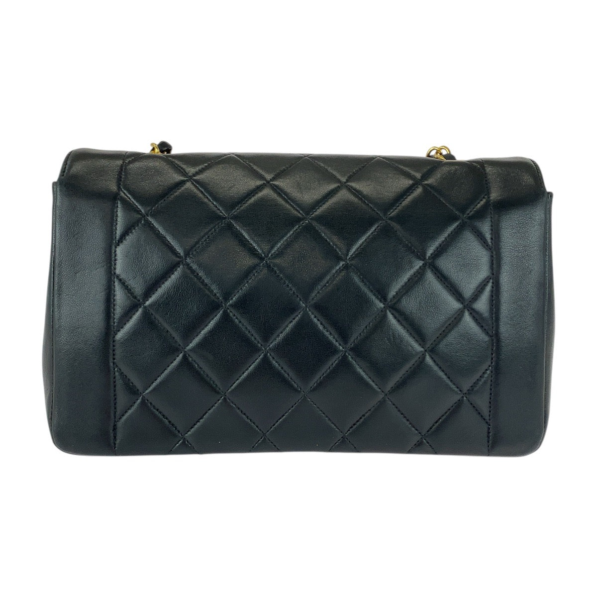 20451
CHANEL シャネル ヴィンテージ マトラッセ25 ダイアナフラップ ココマーク ターンロック ブラック 黒 ゴールド金具 ラムスキン チェーンショルダーバッグ レディース ABP360
