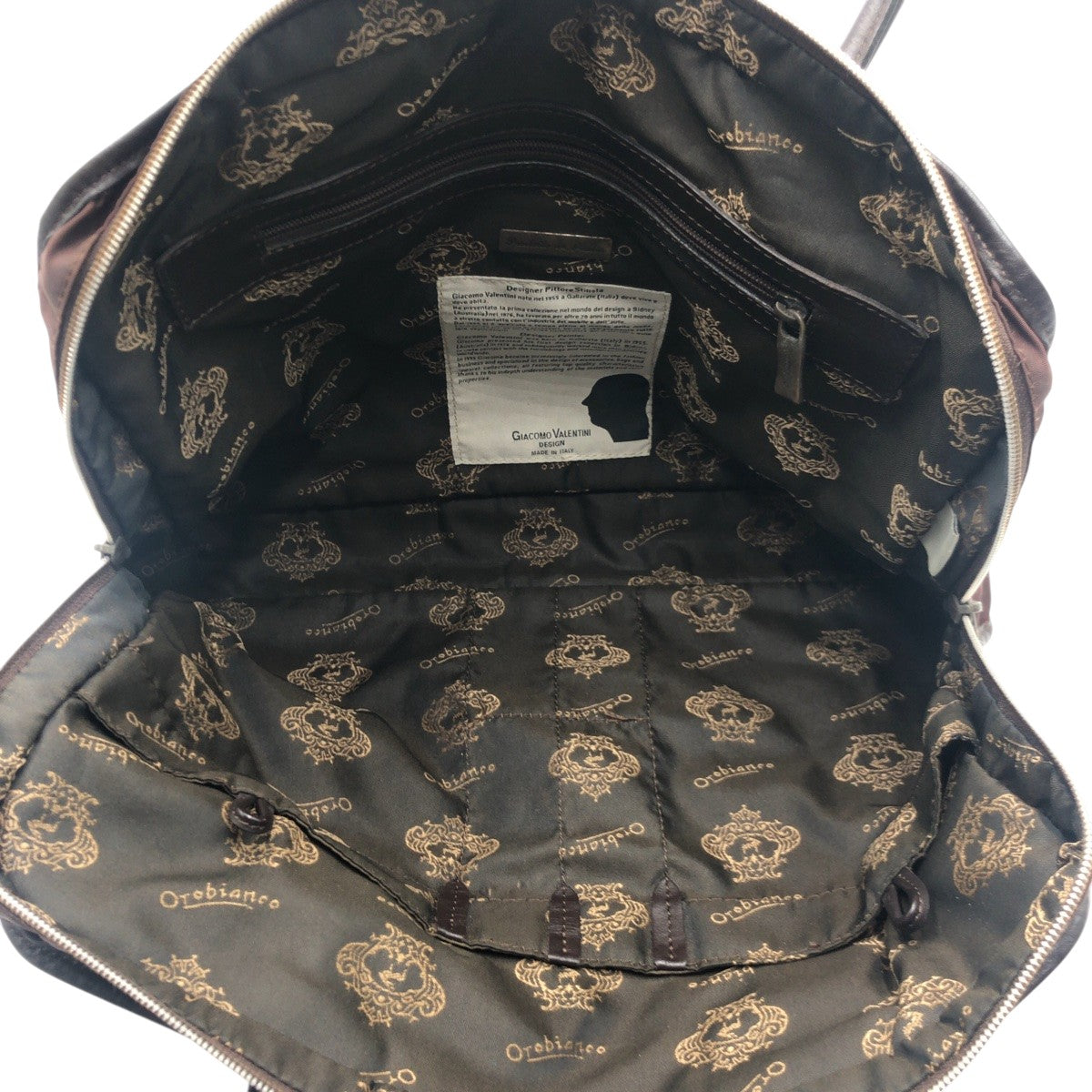 20457
Orobianco Limonta Nylon Brown Nylon Business Bag for Men and Women ABP42