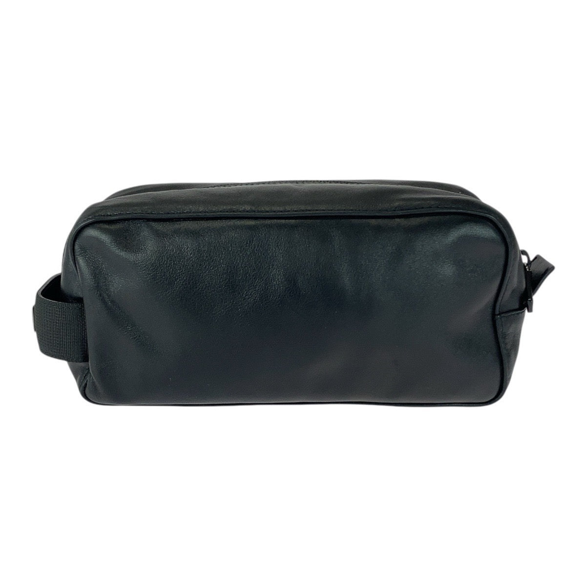 20460
GUCCI グッチ ブラック 黒 ガンメタ金具 レザー 0390974 セカンドバッグ ポーチ メンズ SA16
