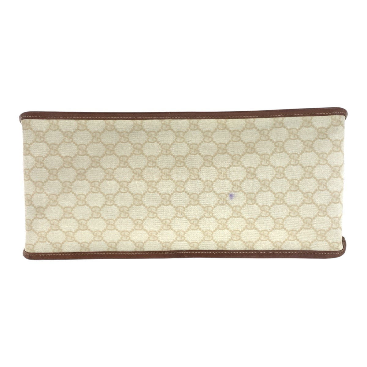 20463
GUCCI グッチ GGプラス ブラウン アイボリー ゴールド金具 PVC / レザー 189899 ビジネスバッグ ブリーフケース メンズ AB25