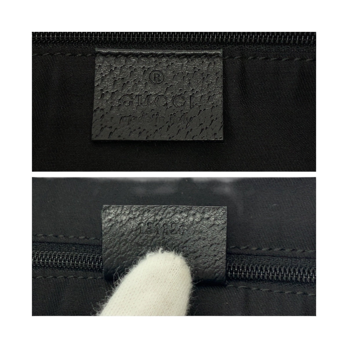 20466
GUCCI グッチ アビー ブラック 黒 ゴールド金具 GGキャンバス 131326 ショルダーバッグ レディース A42