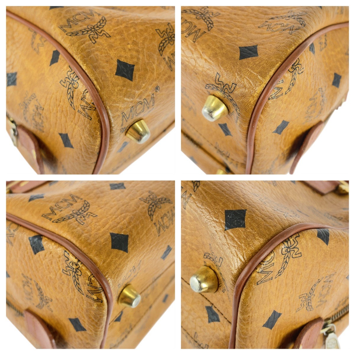 20469
MCM エム シー エム ヴィセトス ブラウン ゴールド金具 L7932 ハンドバッグ ショルダーバッグ 2WAY レディース ABP21