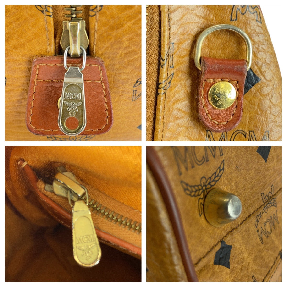 20469
MCM エム シー エム ヴィセトス ブラウン ゴールド金具 L7932 ハンドバッグ ショルダーバッグ 2WAY レディース ABP21