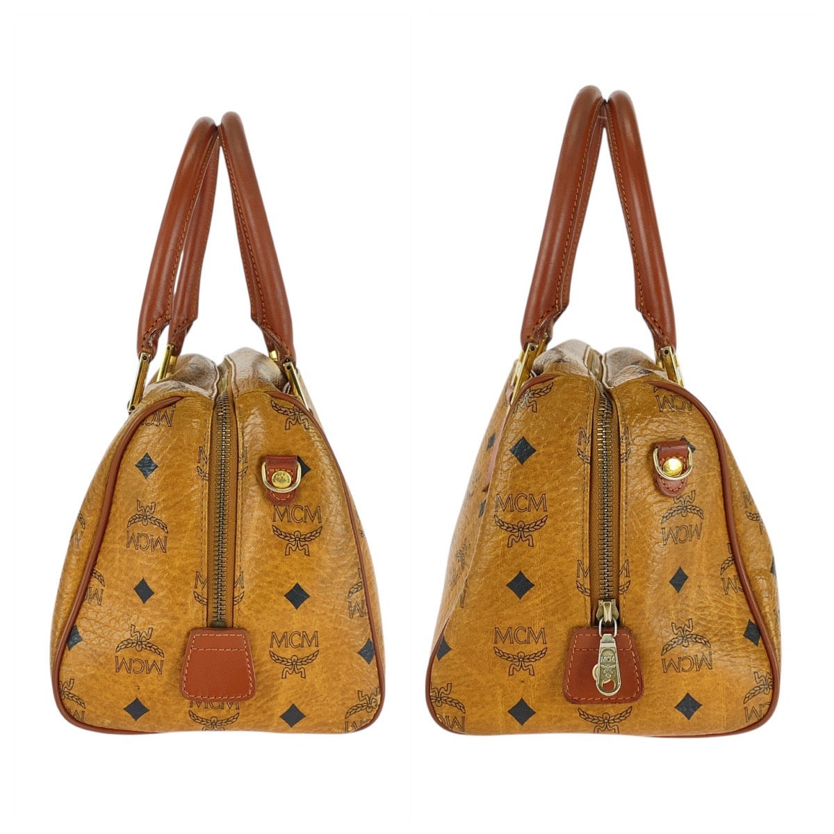 20469
MCM エム シー エム ヴィセトス ブラウン ゴールド金具 L7932 ハンドバッグ ショルダーバッグ 2WAY レディース ABP21