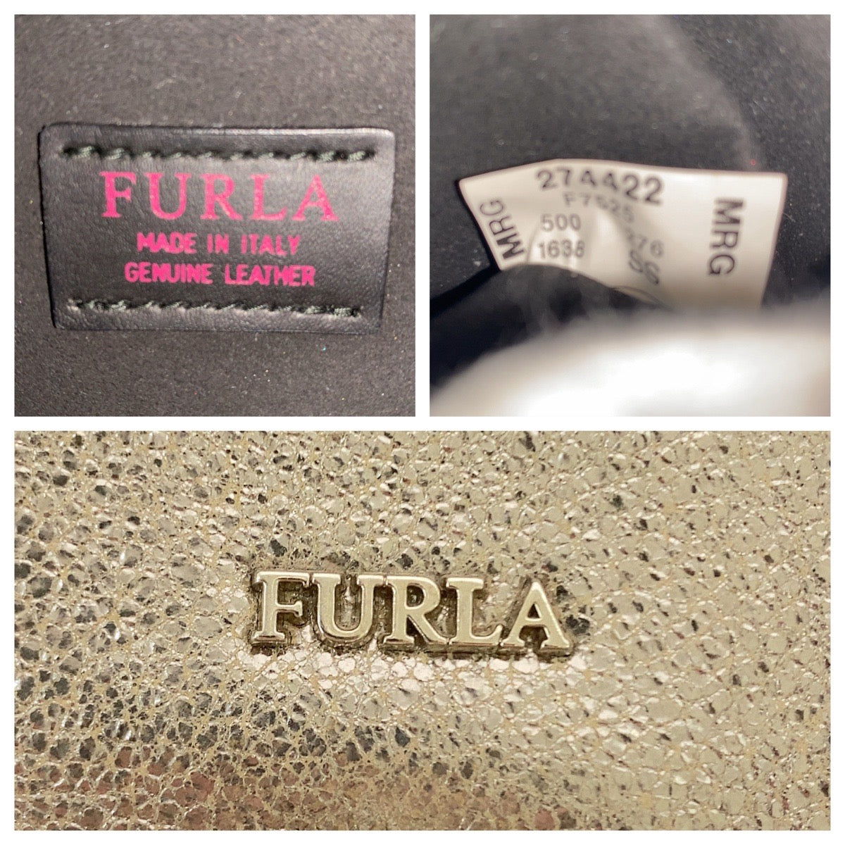 20473
Furla フルラ シルバー シルバー金具 レザー 274422 ショルダーバッグ ポシェット レディース ABP14
