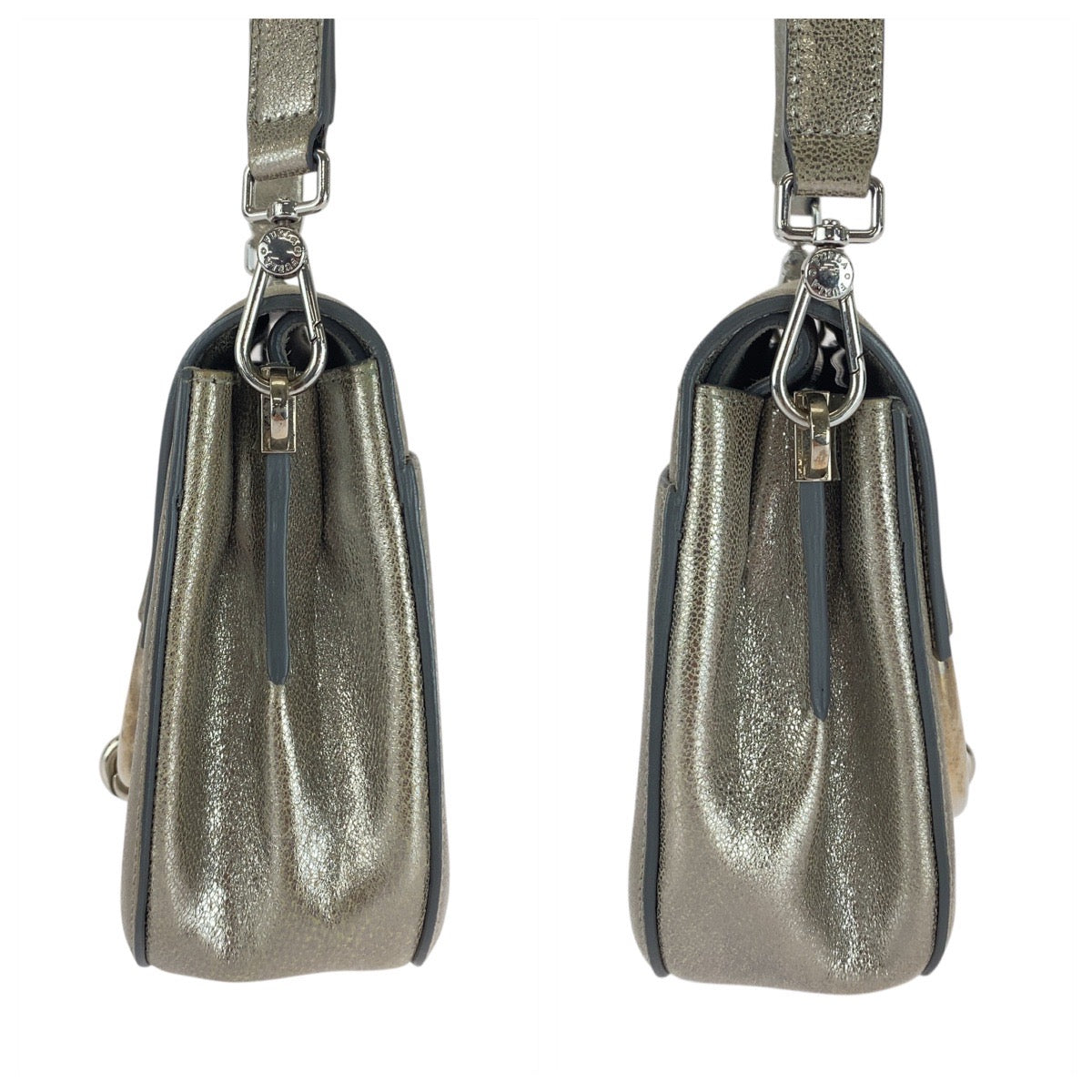 20473
Furla フルラ シルバー シルバー金具 レザー 274422 ショルダーバッグ ポシェット レディース ABP14