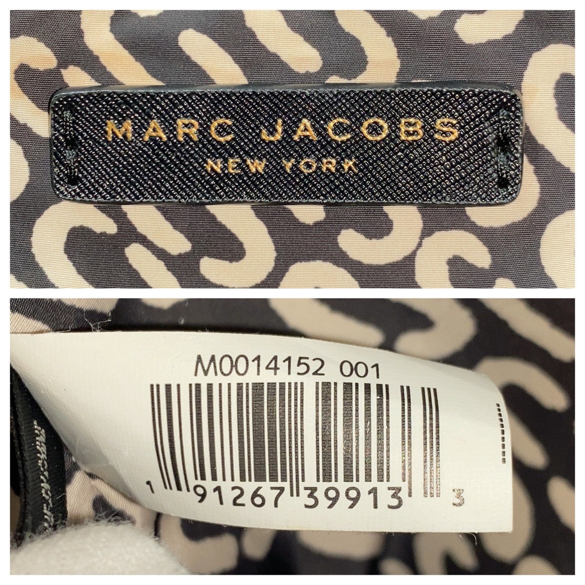 20475
MARC JACOBS Black Gold Hardware PVC M0014152001 Tote Bag Shoulder Bag Ladies A21