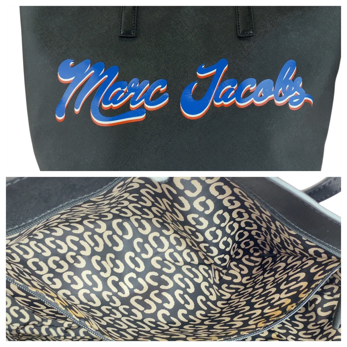 20475
MARC JACOBS Black Gold Hardware PVC M0014152001 Tote Bag Shoulder Bag Ladies A21