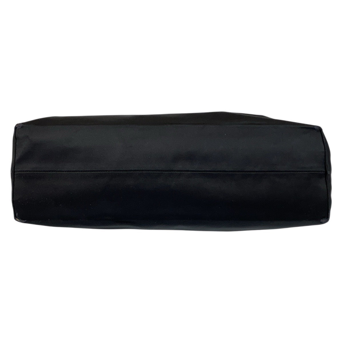 20481
PRADA プラダ 三角ロゴプレート ブラック 黒 シルバー金具 サテン トートバッグ レディース AB18